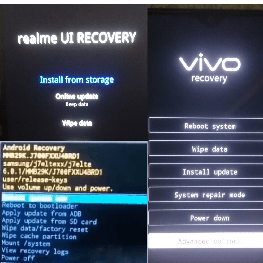 Android Recovery Modes-