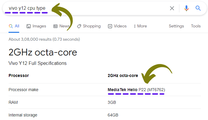 Identify Mediatek Cpu-