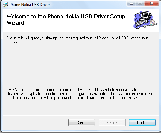 Nokia USb Driver Installation Step 4