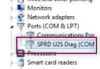 SPD phone Connect In device Manager