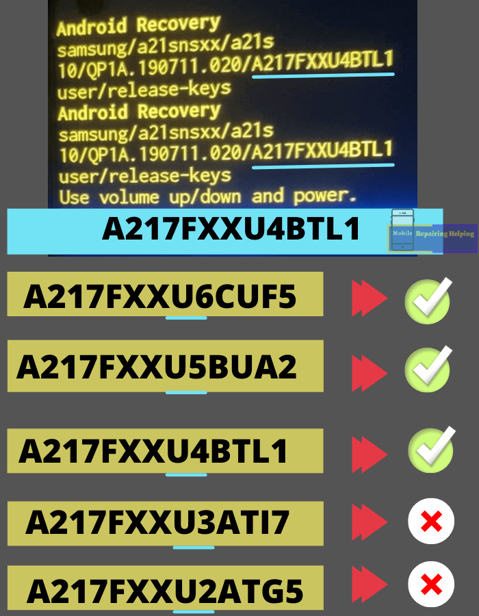 correct binary version Flashing For Samsung phones 1