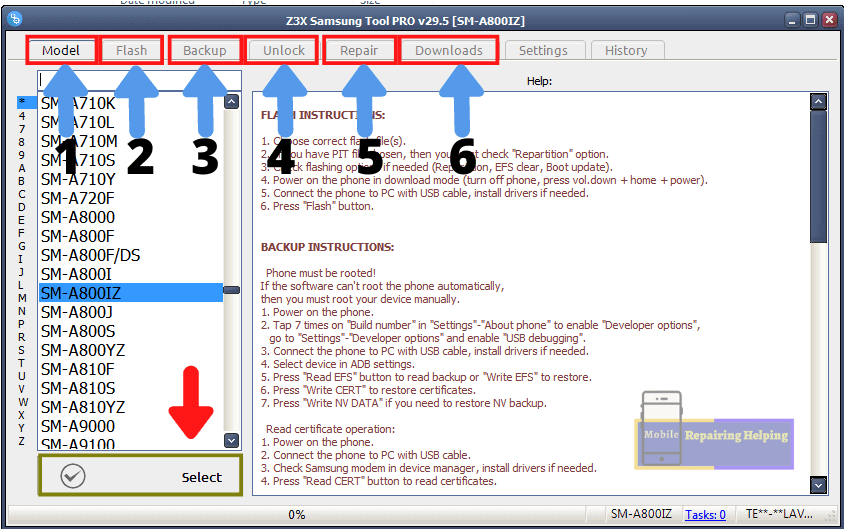 How to use Z3X Samsung tool Pro Box using Guide 1