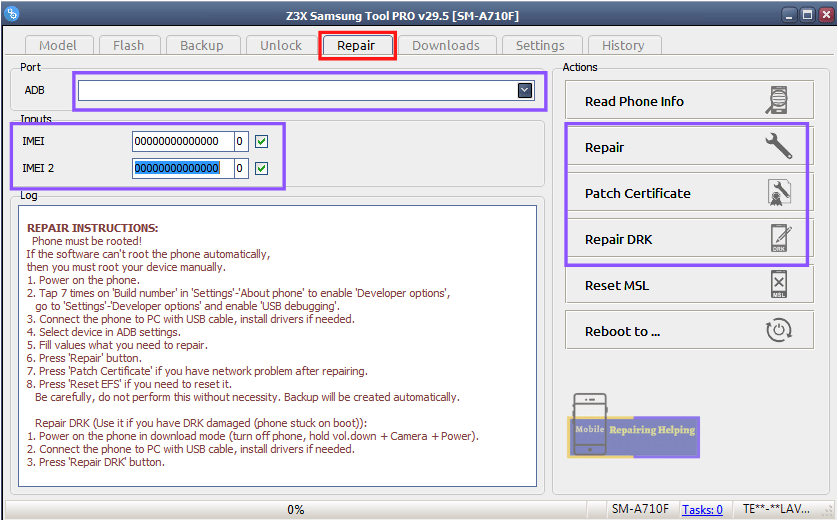 Z3X Samsung tool Pro Box Repair Guide 5