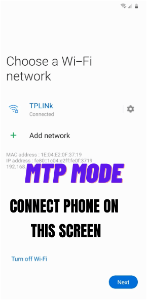 Android MTP Mode