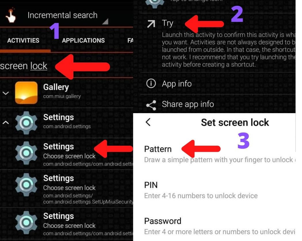 Android Xiaomi FRP Bypass via Quick shortcut maker app (Method 2)