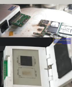 EMMC Repair Work-ISP pinout-UFI BGA Adapter-