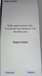 Samsung Country lock-Region Lock