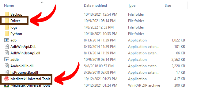 MediaTek Universal Tools Step 1